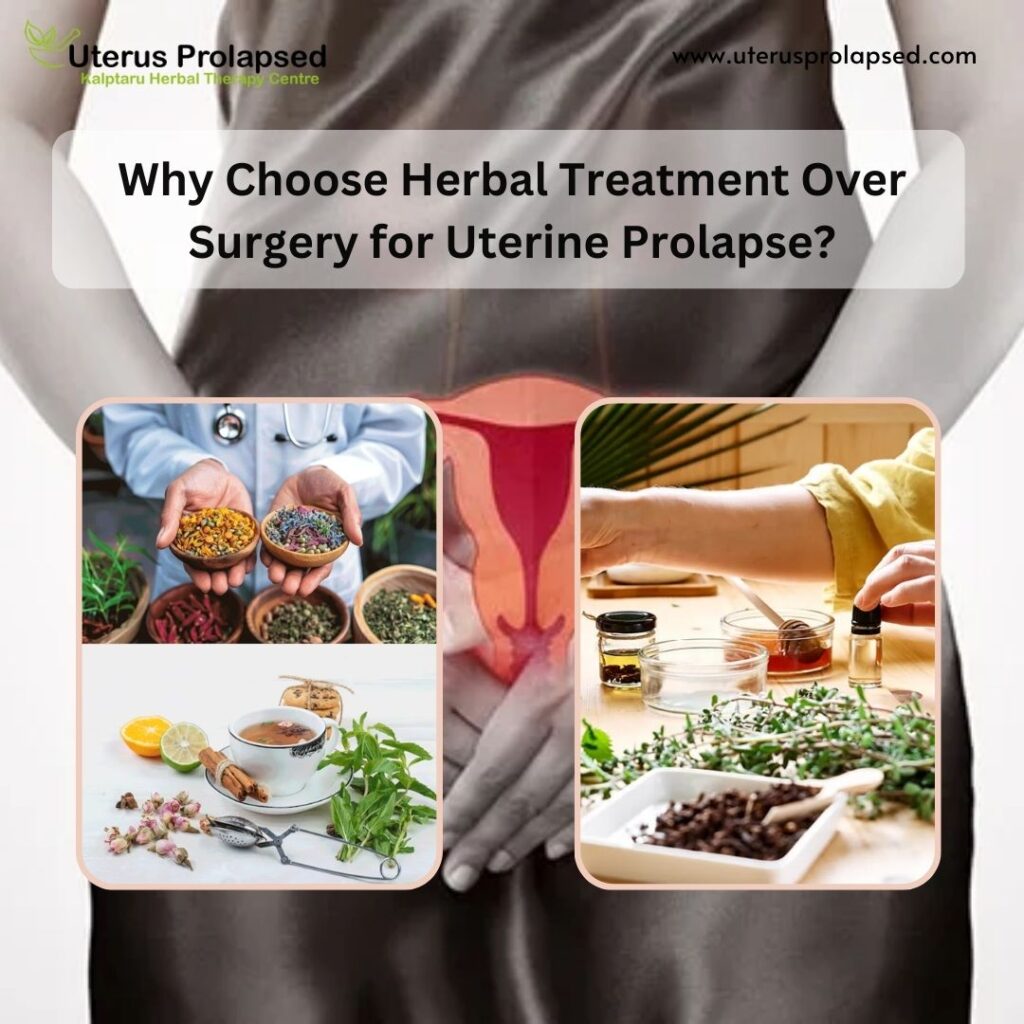 Why Choose Herbal Treatment Over Surgery for Uterine Prolapse?